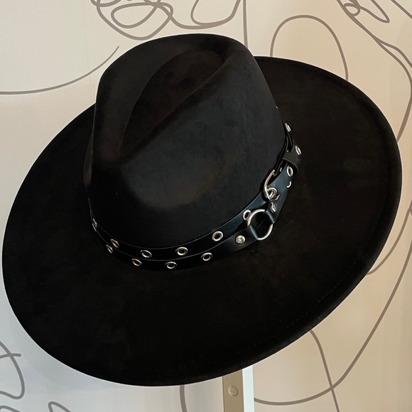Western-Style Fedora with Decorative Band w/Adjustable tie O/S Multiple Colors - Picture 6 of 8